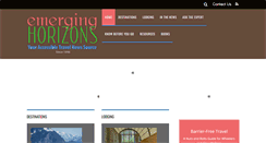 Desktop Screenshot of emerginghorizons.com